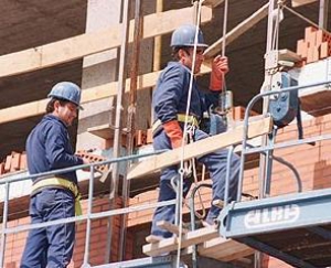 Variación en actividad de la construcción