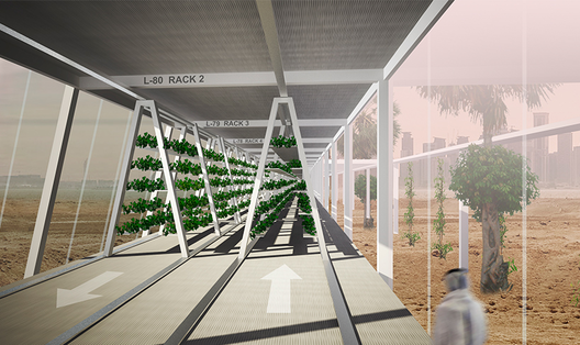 Estructura modular prefabricada busca producir agricultura sostenible en medio del desierto