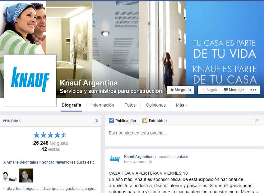 La Fanpage de la Semana: Knauf