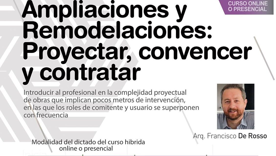 Nuevo Curso a dictarse próximamente en la Sociedad Central de Arquitectos